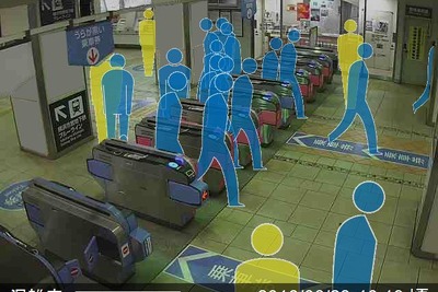 東急電鉄、駅構内の画像を配信へ…アイコンでプライバシー保護 画像