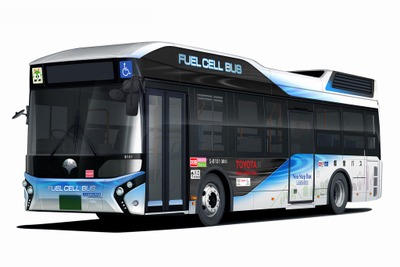 トヨタブランドのFCバス1号車、東京都へ販売…都営バスとして3月より運行 画像