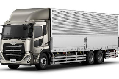 【UD クオン 新型】大型トラックが大幅進化…乗用車感覚の運転操作を実現 画像