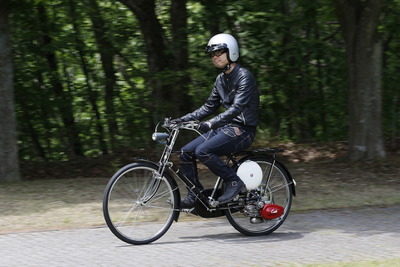 【ホンダコレクションホール 歴代カブ試乗】これが原点…1955年製 F型カブ 画像