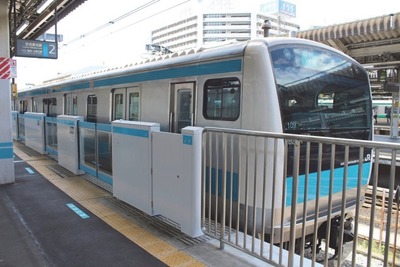 京浜東北線の大森・蒲田両駅でホームドア工事に着手　2019年度中に使用開始 画像