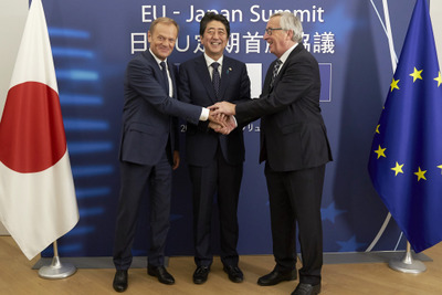 日本とEU、EPAで大筋合意---日本自動車工業会が歓迎 画像