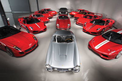 フェラーリの名車13台、総額1650万ドルで落札…ひとりのコレクターから出品 画像