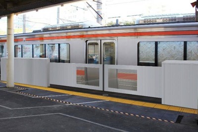 JR東海在来線初のホームドア…金山駅で実証試験　2018年1月31日から 画像