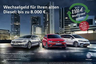 VW、旧型ディーゼルの代替支援を延長…電動車に乗り換えで最大1万ユーロ 画像