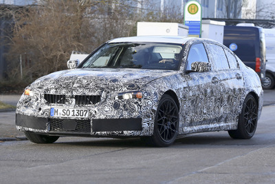 BMW M3セダン 次期型をスクープ！ 48Vマイルドハイブリッドで500馬力へ 画像