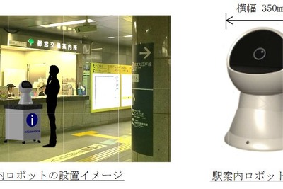 ロボットが駅案内コンシェルジュに---都営地下鉄で実証実験　3月20日から 画像