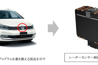 VW ゴルフトゥーラン、制御プログラム不具合で自動ブレーキ作動せず　改善対策へ 画像