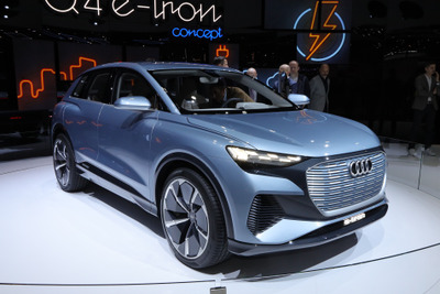 アウディ Q4 e-tron は、前後モーター搭載の電動SUV…ジュネーブモーターショー2019［詳細画像］ 画像