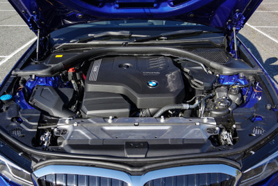 【BMW 3シリーズ 新型試乗】自然吸気エンジンのような素直な運転感覚…御堀直嗣 画像