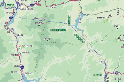 MapFan Web、東海北陸自動車道 全線開通に対応 画像