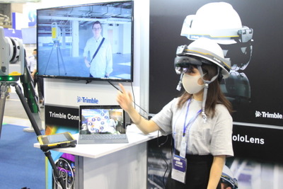 自動車関連工場にヘルメット一体型 複合現実デバイスを、ニコン・トリンブル…名古屋オートモーティブワールド2020 画像