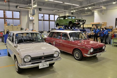 宮城スバル、ff-1レストアプロジェクト成就！…レオーネなど旧車2台がスバルAWDの生地を訪問 画像