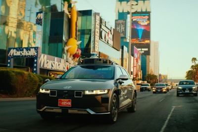 ヒョンデのロボタクシー、『アイオニック 5』ベース…自動運転でラスベガスを走る［動画］ 画像