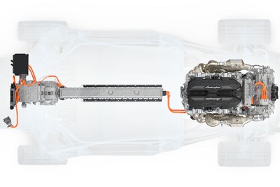 ランボルギーニの新型スーパーカー、V12にトリプルモーターで1015馬力 画像