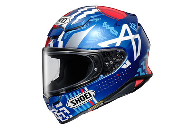 SHOEI ヘルメットにMotoGPジャンアントニオ選手のレプリカモデル 画像