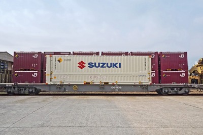 スズキ、部品輸送に鉄道用31フィートコンテナを導入…CO2排出量削減 画像