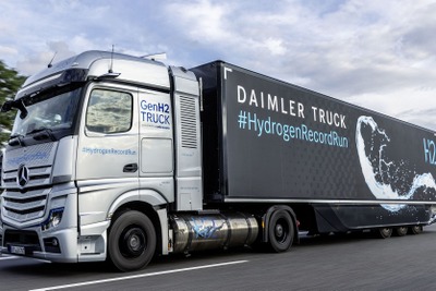 航続1000km以上、メルセデスベンツの燃料電池トラック…2025年の量産化めざし実証実験へ 画像