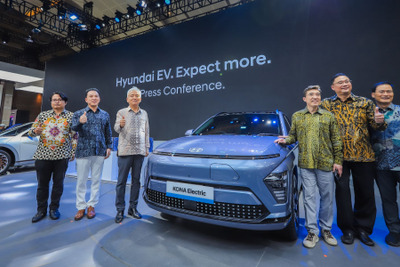 ヒョンデの小型電動SUV『コナ・エレクトリック』、インドネシアモーターショー2024で現地導入を発表 画像