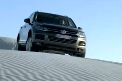 ［動画］VW トゥアレグ 新型、砂漠を駆け抜ける 画像