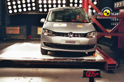 【ユーロNCAP】VWシャラン新型…最高クラスの衝突安全性評価 画像