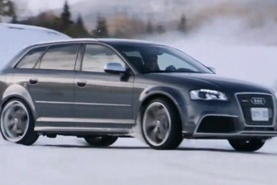 アウディ RS3…華麗な雪上ドリフト［動画］ 画像