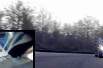 ［動画］世界最速のクリスマスカード、BMW M5 で描く 画像