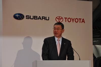 スバル富士重工吉永社長、共同開発車の生産で「選択と集中が一歩進んだ」 画像