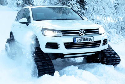 VWトゥアレグに雪上車、その名は「スノーレグ」 画像