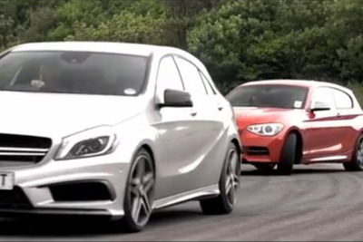 メルセデス A45 AMG、BMW M135i と比較テスト［動画］ 画像