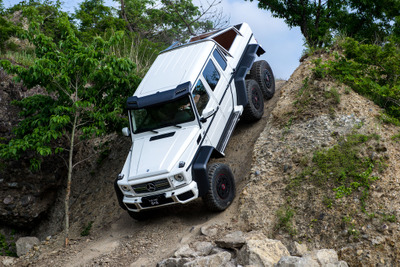 【メルセデスベンツ G63 AMG 6×6 試乗】通れない道はない！？どんな道もアトラクション化 画像