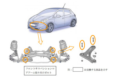 【リコール】プジョー 208 など4車種…フロントサスペンションに不具合 画像