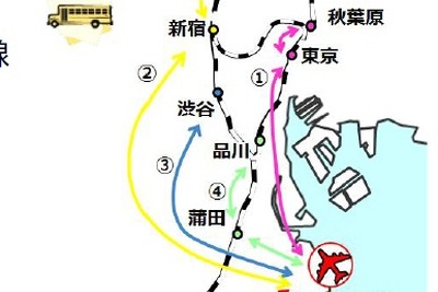 羽田空港への深夜・早朝バスを実証運行…都心ターミナル駅とアクセス 画像