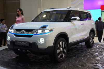 【ジャカルタモーターショー14】日本でも売れそう？　次世代 テリオス 示唆するダイハツ SUV コンセプト 画像