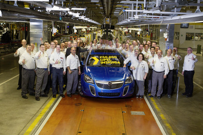 オペルの最上級車、インシグニア が累計生産75万台…6年で達成 画像