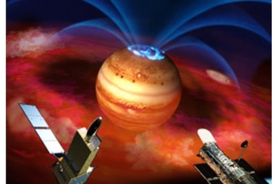 JAXAの研究チーム、木星のオーロラ爆発は高速自転が引き起こすことを解明 画像