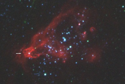 「超高光度X線源」の謎の天体の正体は「意外に小さいブラックホール」 画像