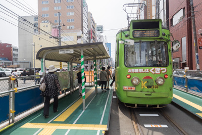 札幌市電、西4丁目停留場も移設…ループ化の一環 画像