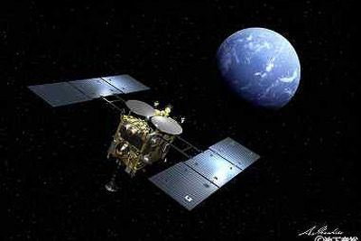 小惑星探査機「はやぶさ2」、3回目の軌道修正マヌーバ実施せず…12月3日に地球スイングバイ 画像