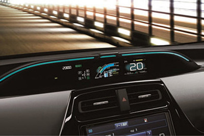 【トヨタ プリウス 新型】デンソー、車両情報と連動するイルミネーションを開発 画像
