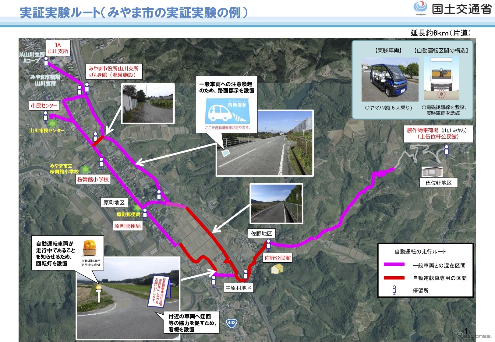 福岡県みやま市で50日間の長期間実施する自動運転サービス実証実験