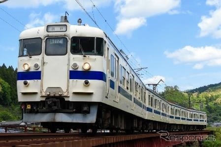 JR九州に在籍する電車では唯一の国鉄近郊型であり、かつ交直両用である415系。