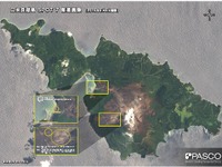 パスコ、観測重点火山25と箱根山の衛星画像の提供を開始 画像