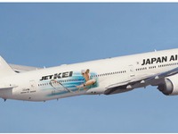 「ジェット・ケイ」錦織選手をデザインした特別機、JAL国際線へ 画像