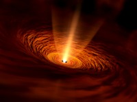 アルマ望遠鏡で原始星を取り巻くガス円盤とガスの動きを観測成功 画像