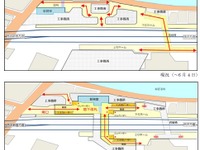 西武鉄道、新宿線中井駅の改札を地下に移動…バリアフリー化で国の基準を達成 画像