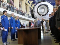 大西宇宙飛行士、ロシアモジュールとソユーズ宇宙船の最終試験に合格 画像