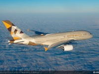 エティハド航空、アブダビ＝ニューヨーク線に A380 を追加投入　2017年6月から 画像