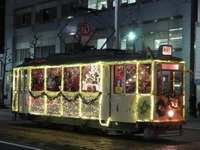 広島電鉄、今年も「クリスマス電車」を運行　12月8日から 画像
