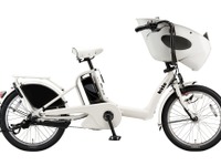 フロントに専用チャイルドシートを装着した電動アシスト自転車、ブリヂストンサイクルが発売 画像